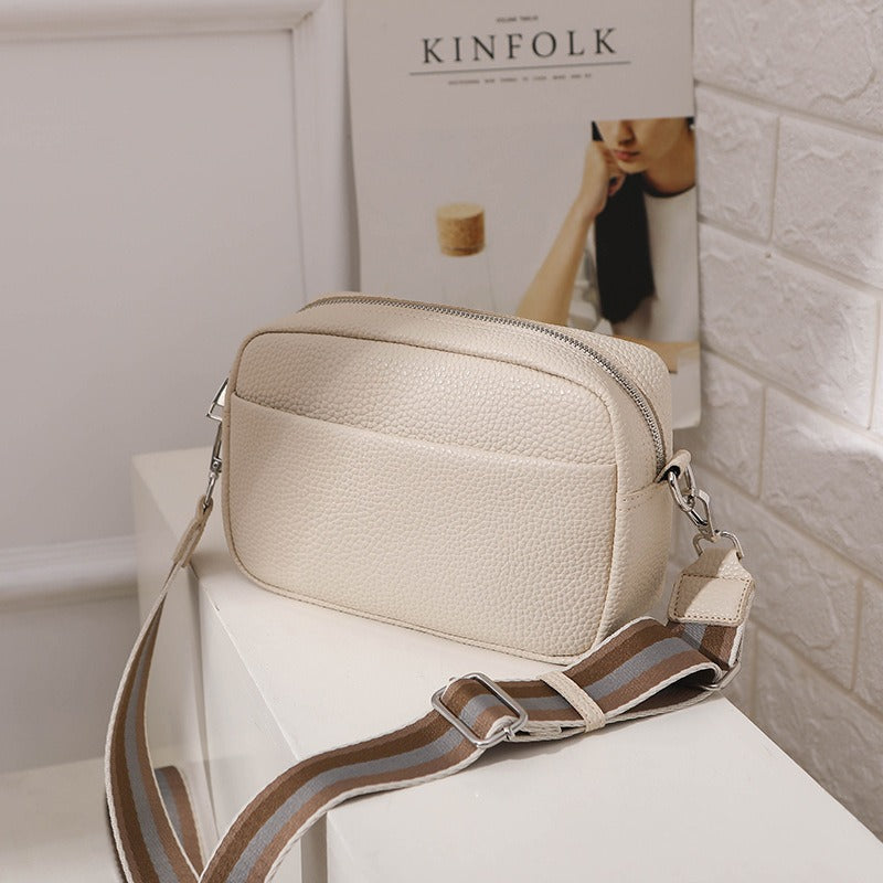 Small Square PU Crossbody Bag | same ANTHEM. Soulmate Streetwear - Beige