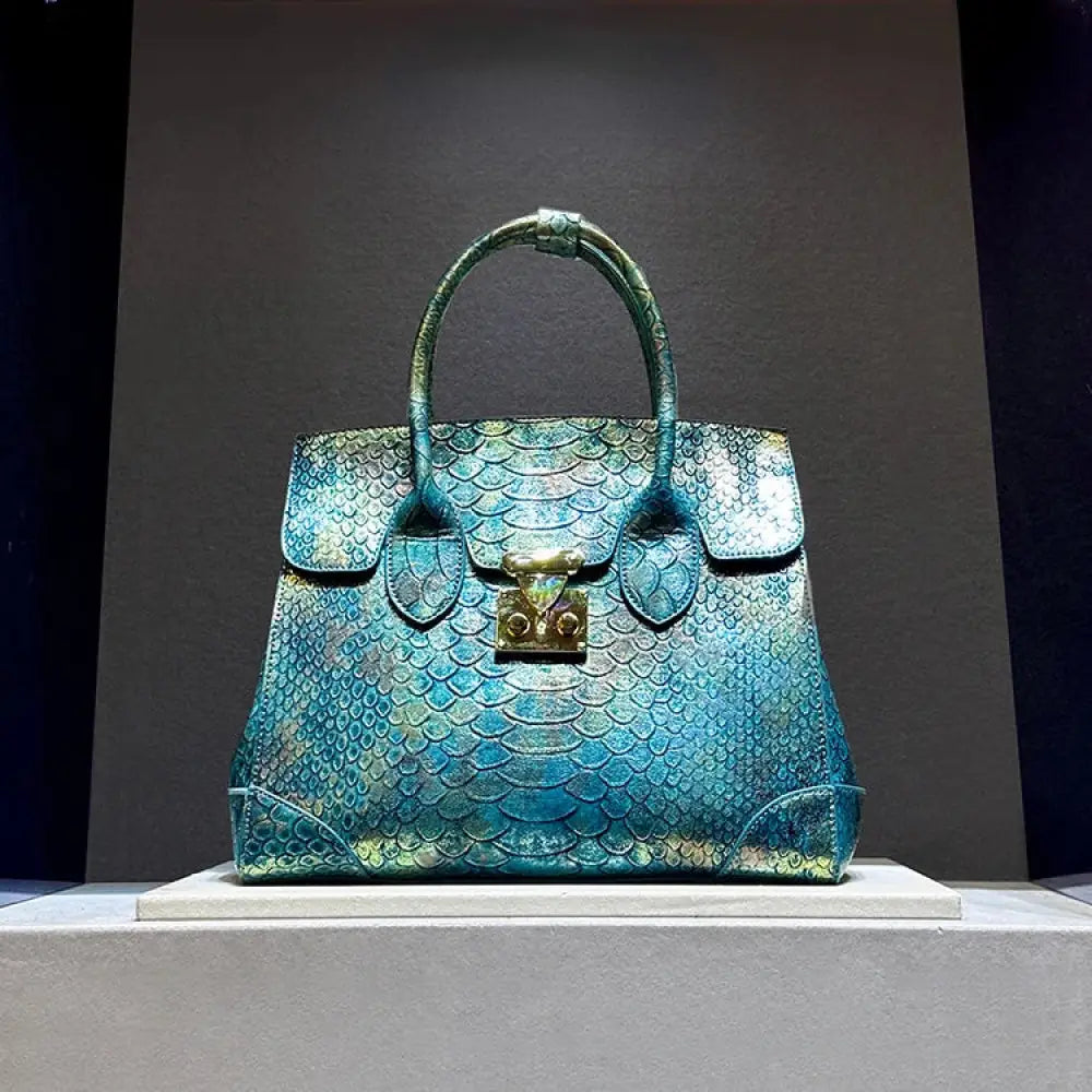 Snake Print Leather Crossbody Tote | Soulmate Streetwear – same ANTHEM.