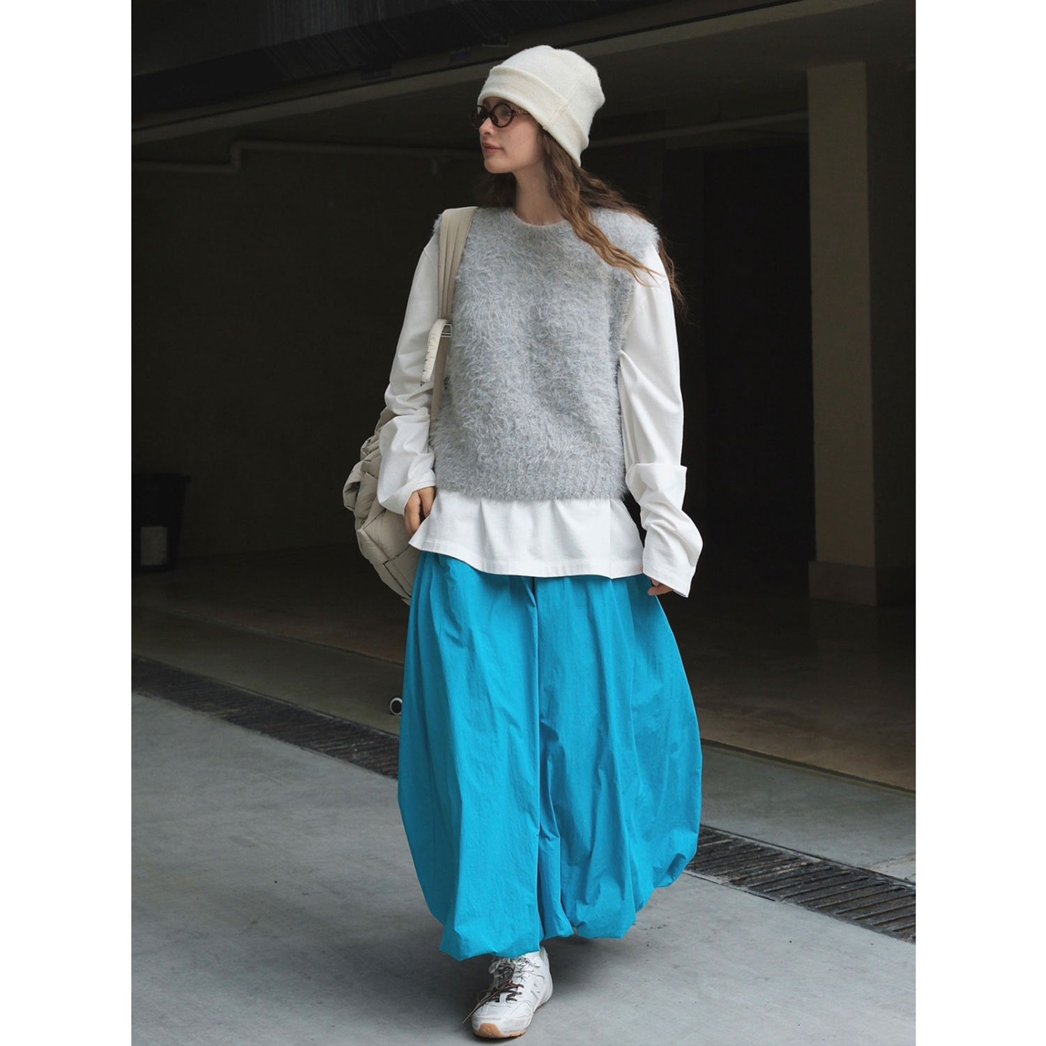 Soft Fluffy Wool Vest – Japanese Style Chic | same ANTHEM