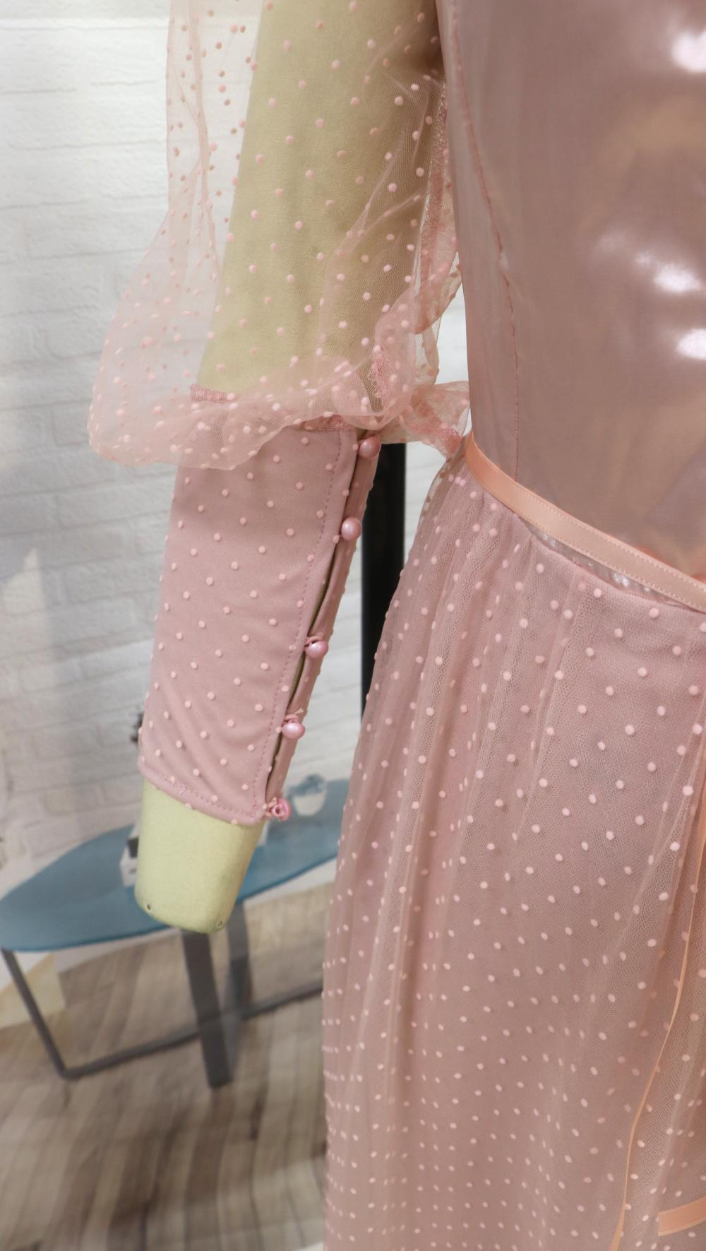Solid Color Mid-Waist Long-Sleeved Open-Back Dress | Diva & Princess Style | Same Anthem