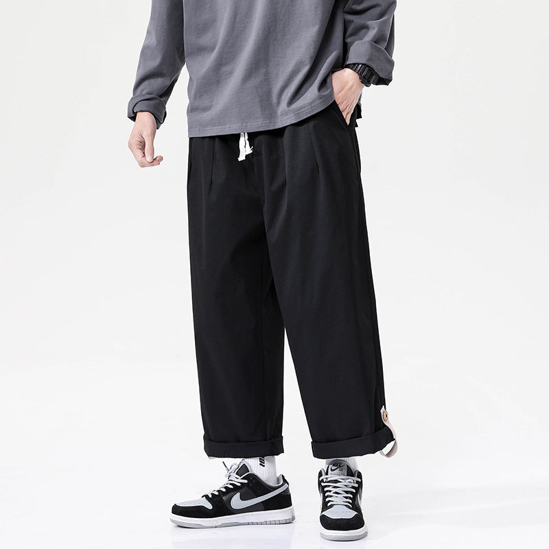 Solid Color Versatile Drape Pants – Casual Hip Hop Loose Pants | Same Anthem - Pants