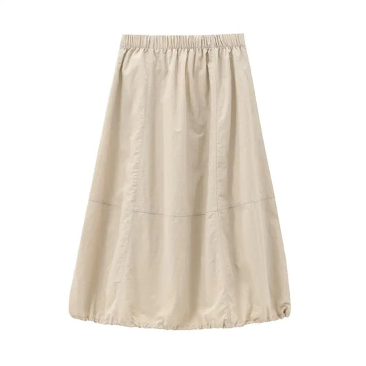 Solid Midi Skirt – Streetwear Minimalism for Soulmates | same ANTHEM