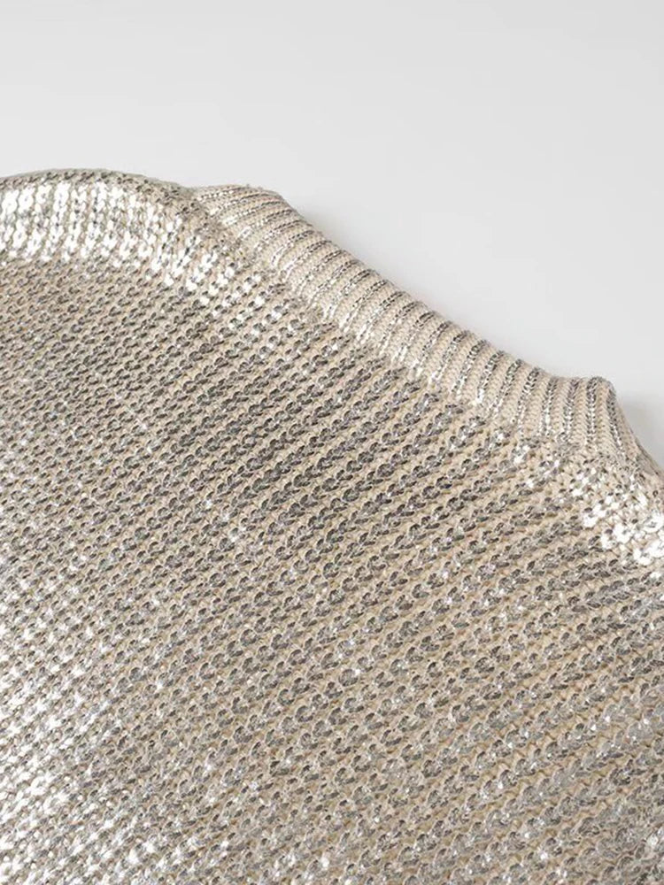Solid Sequin Design Sweater – dreamy chic streetwear | same ANTHEM.