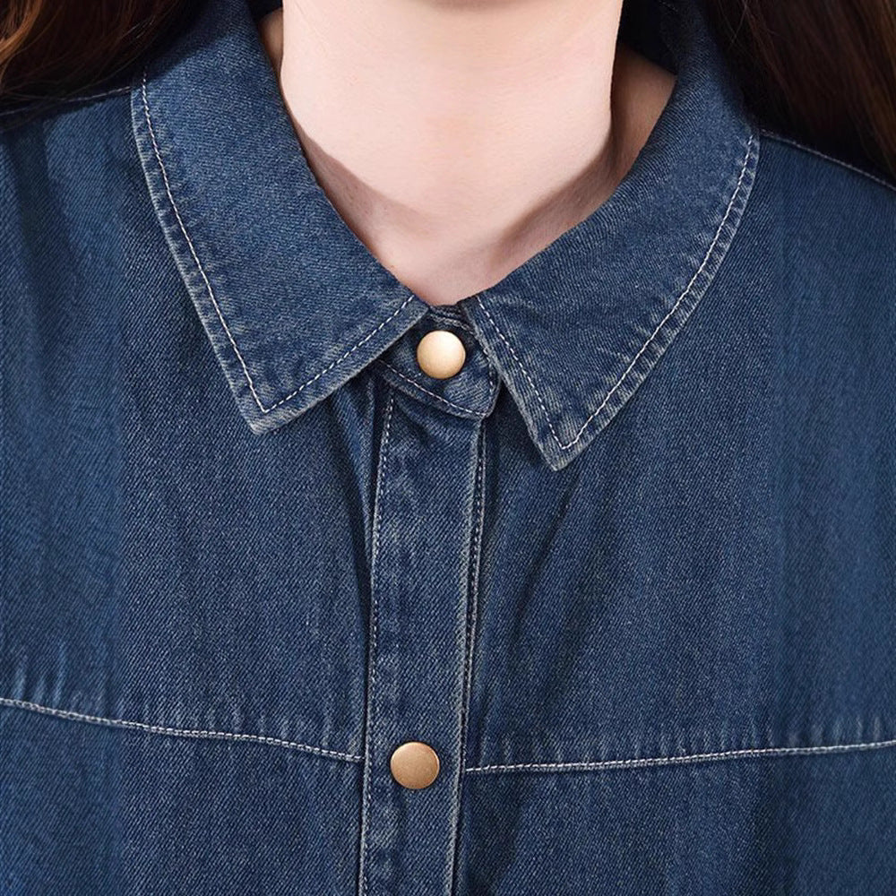 Soulmate Loose Denim Trench Coat - Retro Distressed Jacket for Lovers & Friends | same ANTHEM