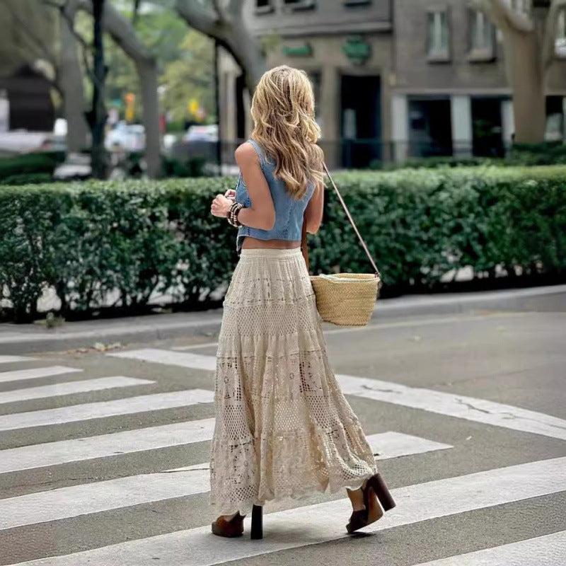 Soulmate Skirt - Romantic A-Line Crochet Lace Skirt for Lovers & Friends | Wear Your Story - Skirt