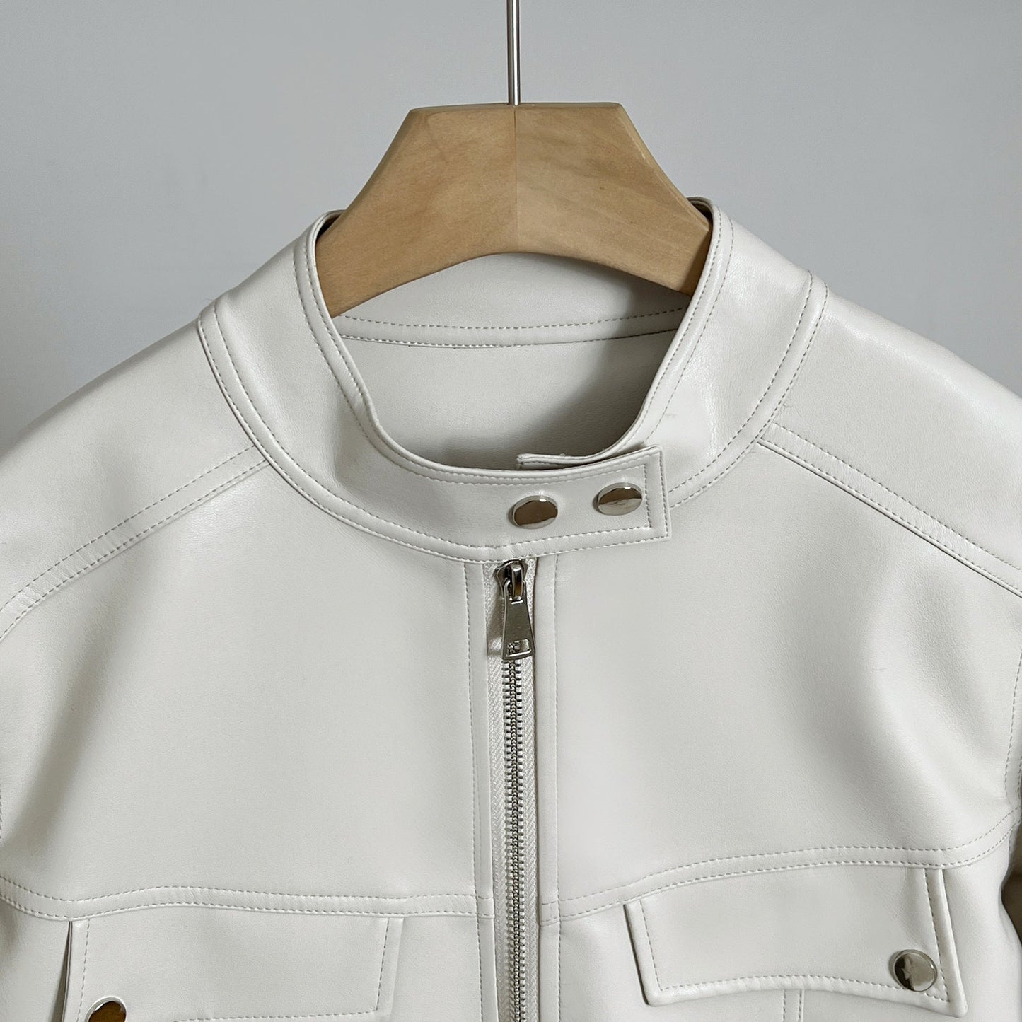 Soulmate Slimming Leather Coat – Spring & Autumn Casual