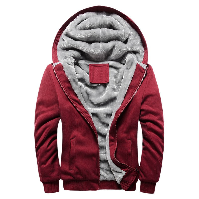 Soulmate Streetwear Men’s Velvet Hoodie – Korean Baseball Jacket same ANTHEM.