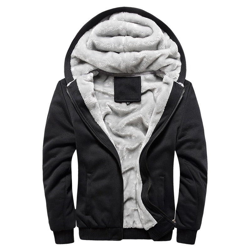 Soulmate Streetwear Men’s Velvet Hoodie – Korean Baseball Jacket same ANTHEM.