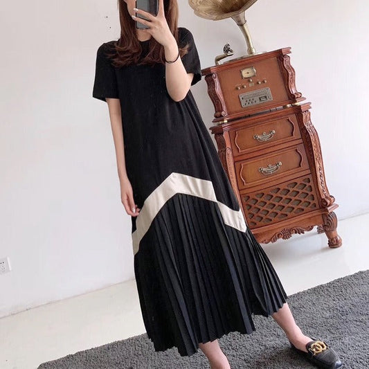 Spring Pleated Fairytale Dress – Loose Fit Soulmate Wear | same ANTHEM. - Black / M