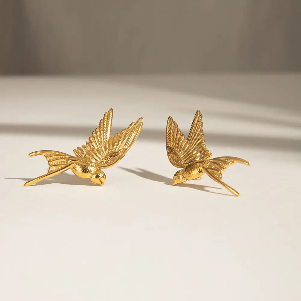 Stainless Steel Peace Dove Earrings Earrings Simple - JDE2410028