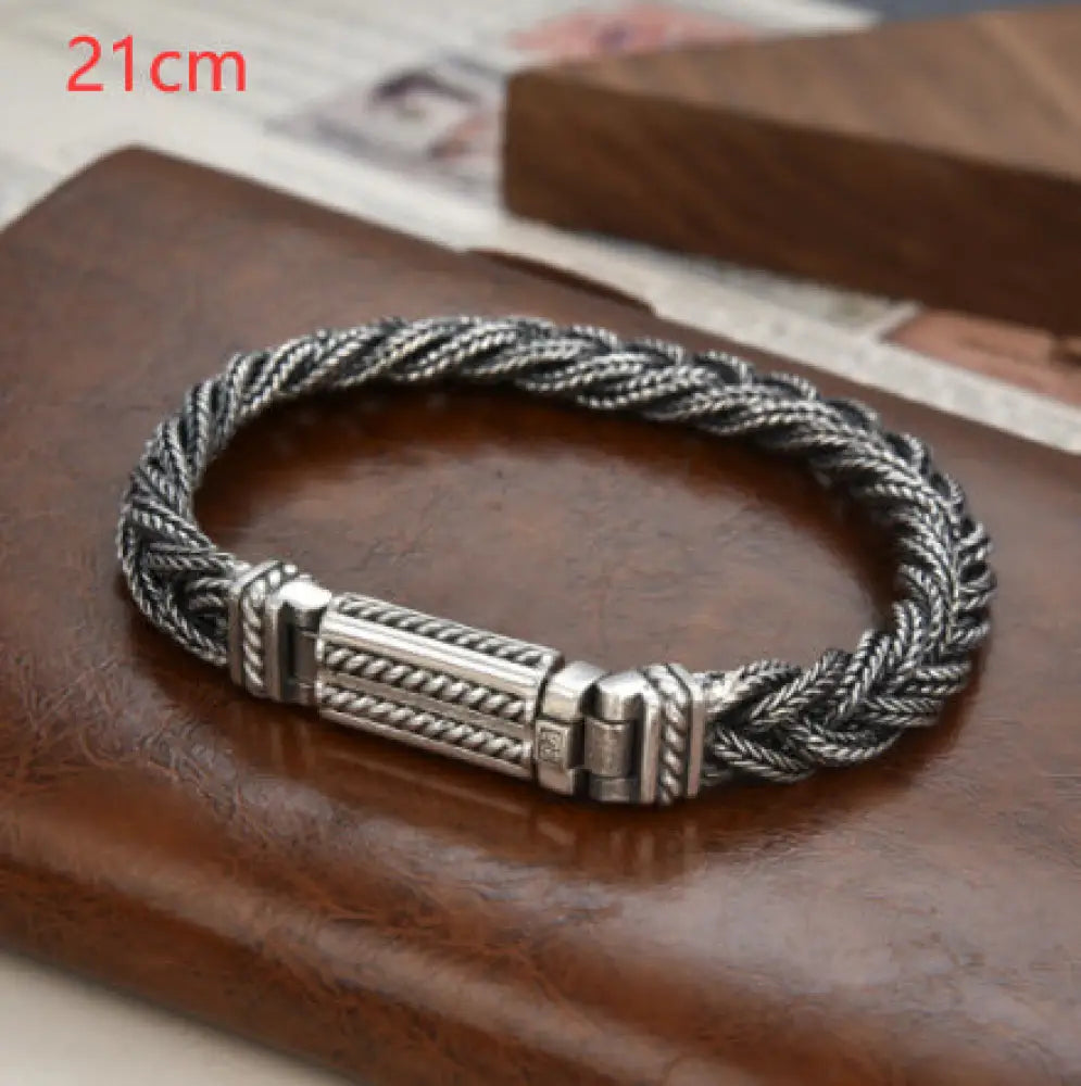 Sterling Silver Fox Tail Bracelet for Men – Soulmate Streetwear | same ANTHEM. - 21cm - Bag