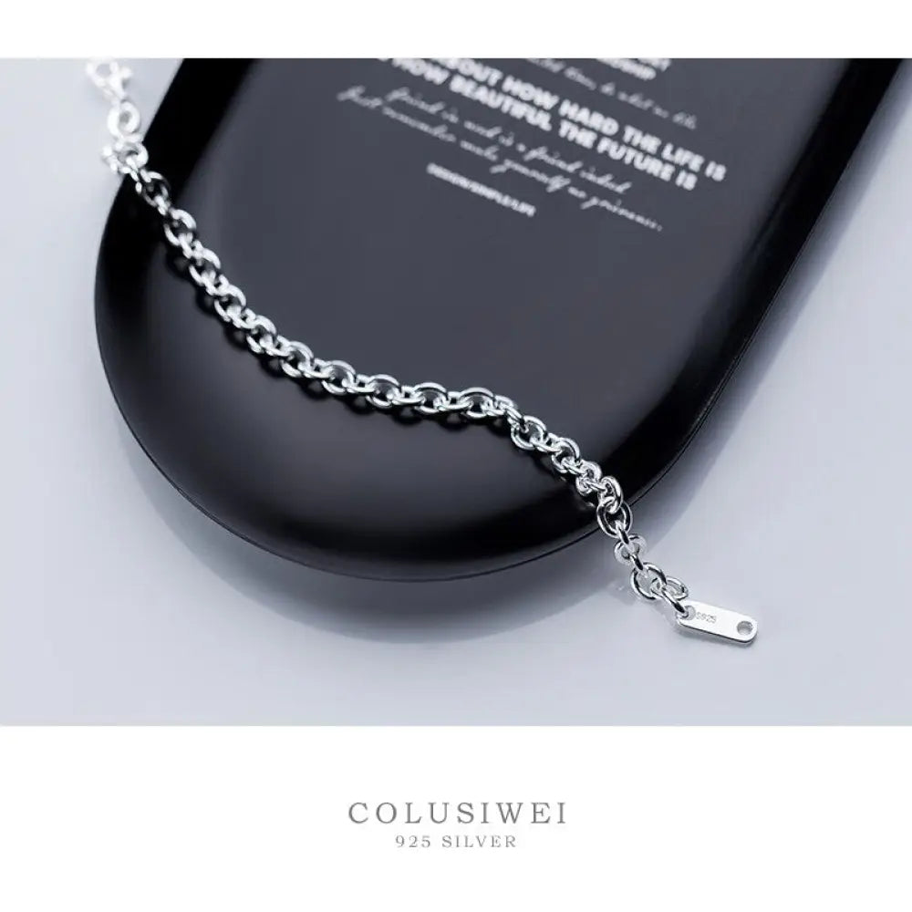 Sterling Silver Link Chain Bracelet – Soulmate Jewellery | same ANTHEM. - Silver