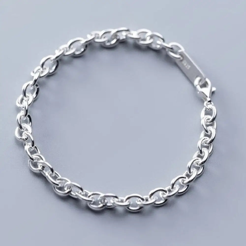 Sterling Silver Link Chain Bracelet – Soulmate Jewellery | same ANTHEM. - Silver