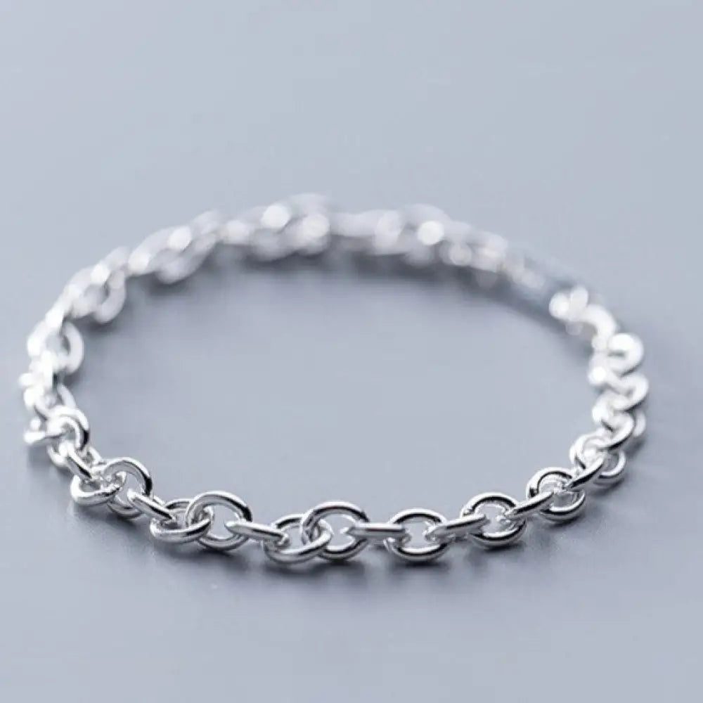 Sterling Silver Link Chain Bracelet – Soulmate Jewellery | same ANTHEM. - Silver