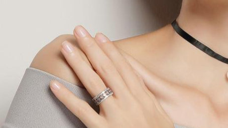 Sterling Silver Square Vintage Fascination Clear CZ Big Ring | same ANTHEM