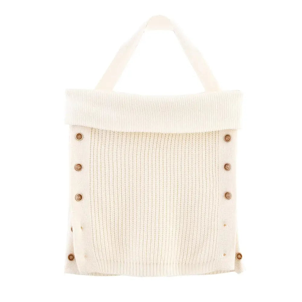 Strapless Knit Halter Top – Soulmate Sweater Style | same ANTHEM - Off white / S