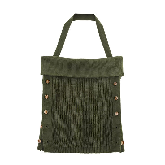 Strapless Knit Halter Top – Soulmate Sweater Style | same ANTHEM - army green / S