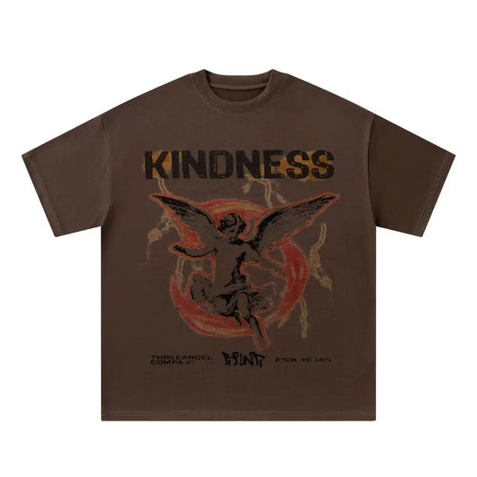 Street Style Angel Letter Print T-Shirt | Unisex Summer Top | same ANTHEM.