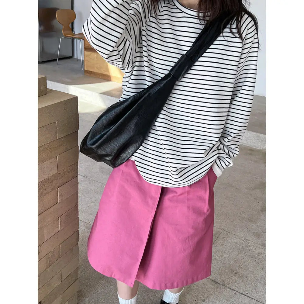 Striped Casual Sweatshirt – same ANTHEM | Dreamy Streetwear for Lovers & Soulmates