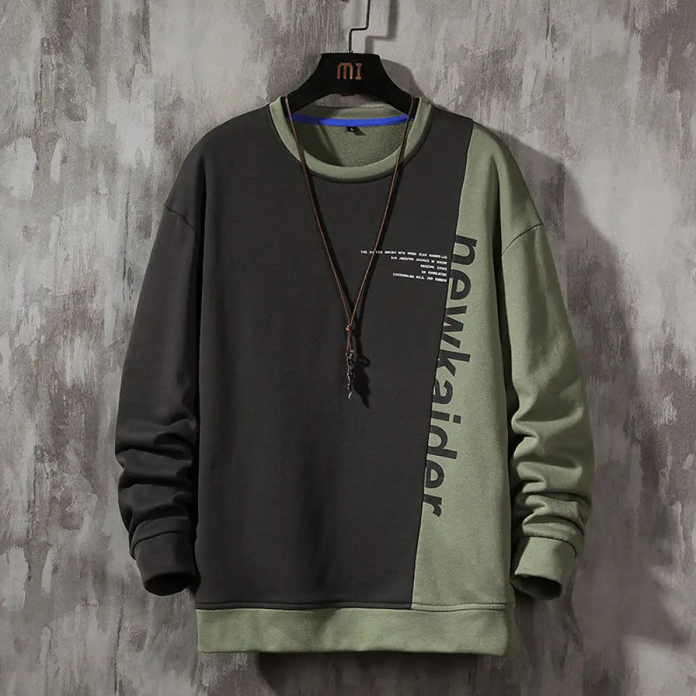 Student Loose Fashion Big Size Couple Blouse - Dark Grey / 2XL