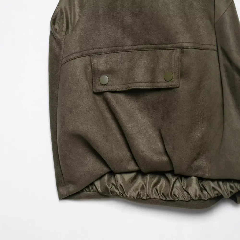 Suede Vest Jacket – Japanese Style Chic Streetwear | same ANTHEM