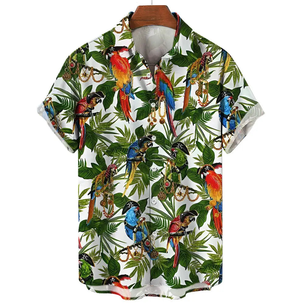Summer Casual Hawaiian Shirt – Cool Printed Vacation Style | same ANTHEM