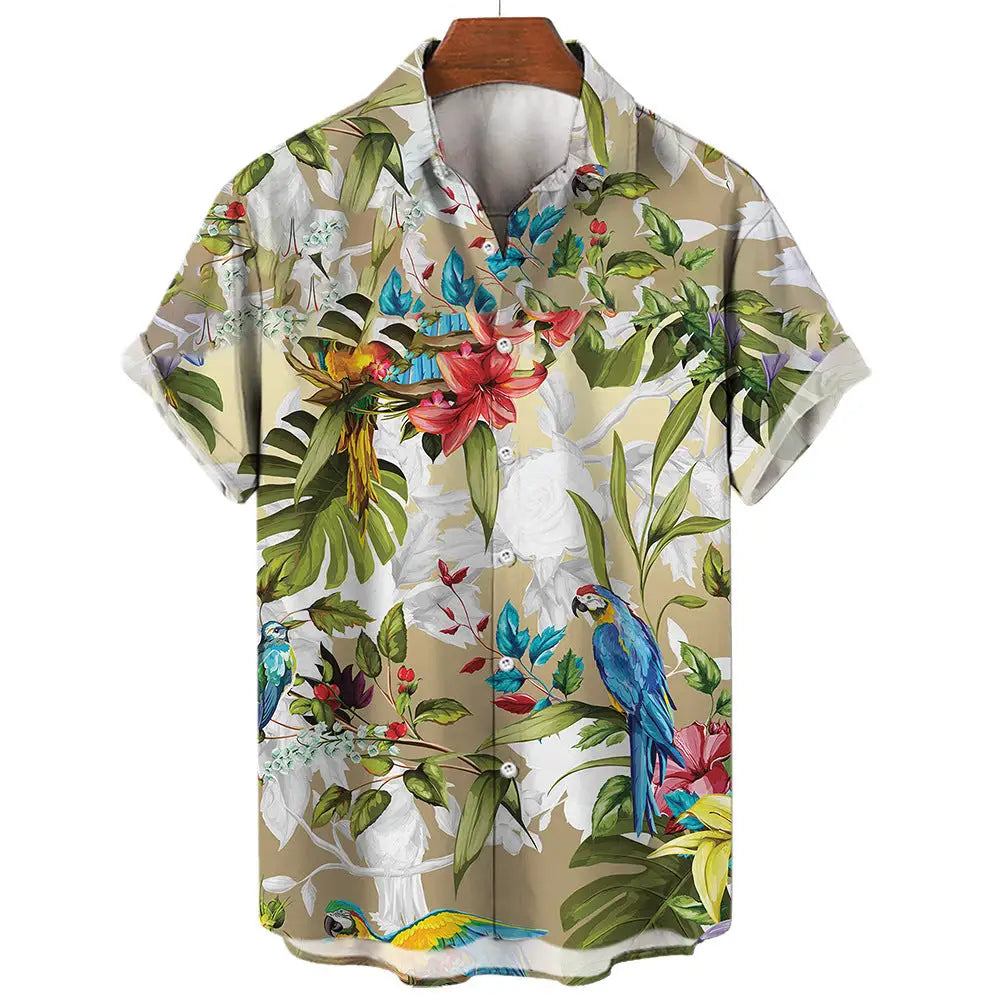 Summer Casual Hawaiian Shirt – Cool Printed Vacation Style | same ANTHEM - WB00187 / 2XL