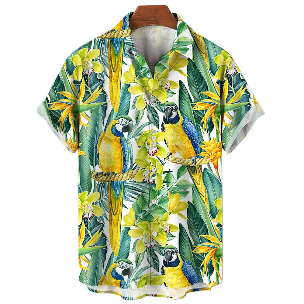 Summer Casual Hawaiian Shirt – Cool Printed Vacation Style | same ANTHEM - ZX01048 / 2XL