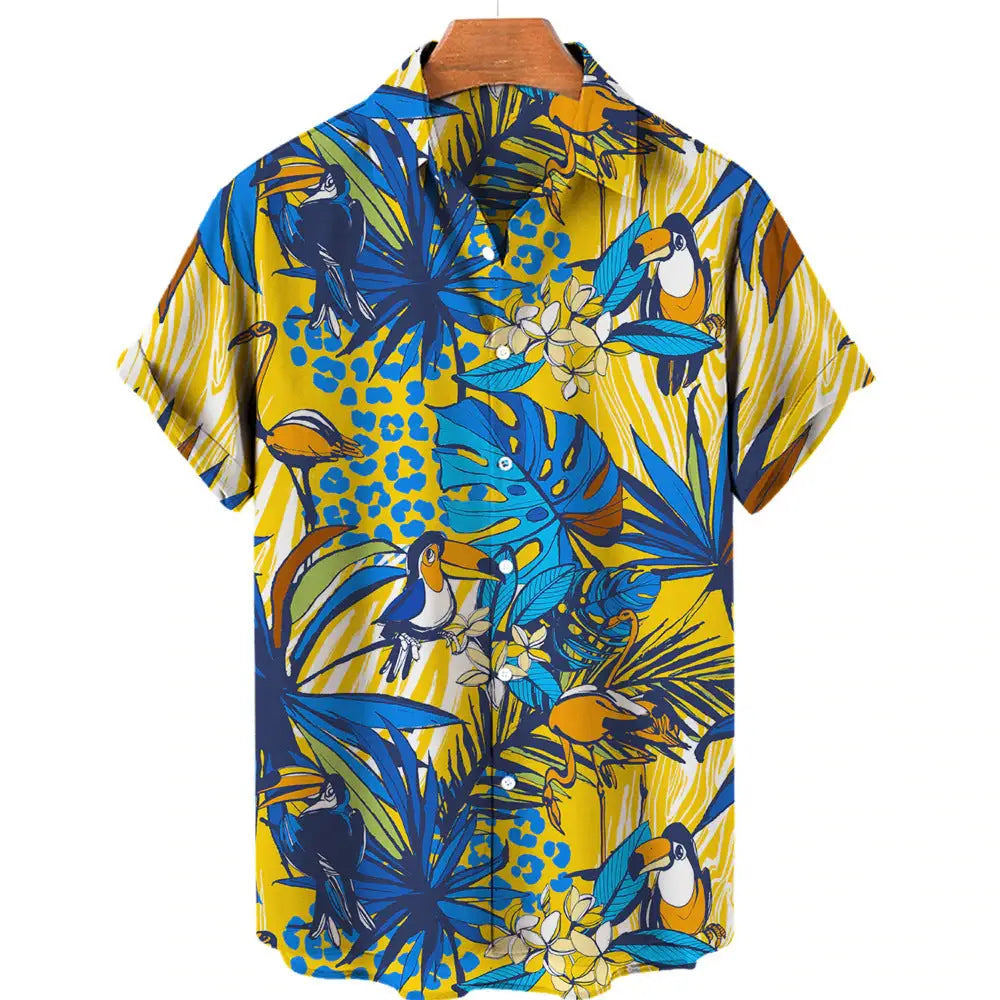 Summer Casual Hawaiian Shirt – Cool Printed Vacation Style | same ANTHEM - ZF0782 / 2XL