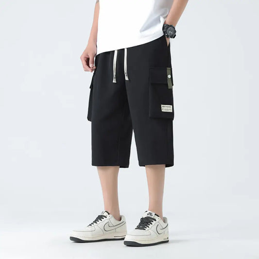 Summer Casual Sports Loose Men’s Pants – Cool & Chill Everyday Style | Same Anthem - 2XL / Black