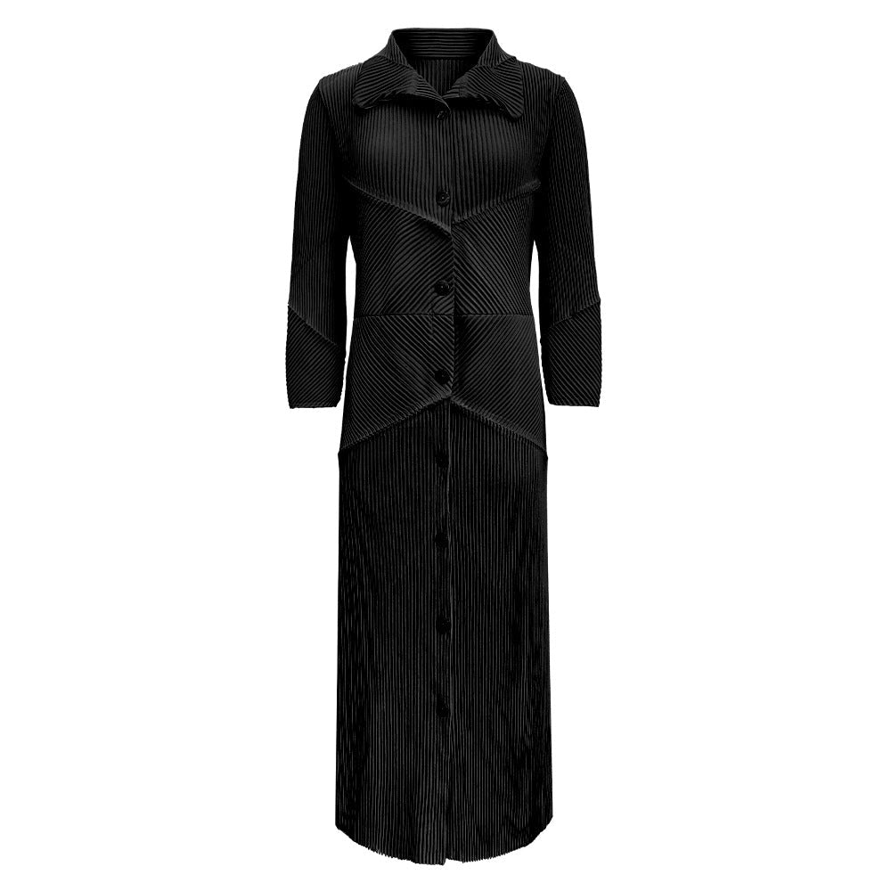 Summer French A-Line Dress – Korean Style Lace-Up Elegance | same ANTHEM - Black / one size