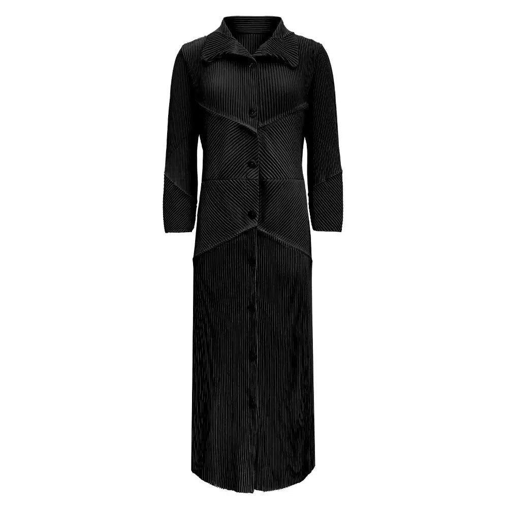 Summer French A-Line Dress – Korean Style Lace-Up Elegance | same ANTHEM - Black / one size