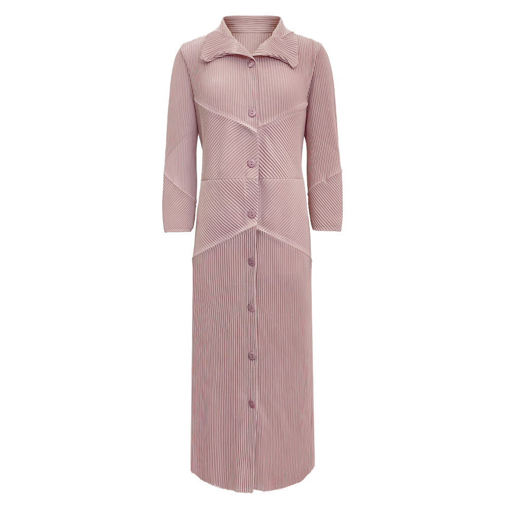 Summer French A-Line Dress – Korean Style Lace-Up Elegance | same ANTHEM - Pink / one size