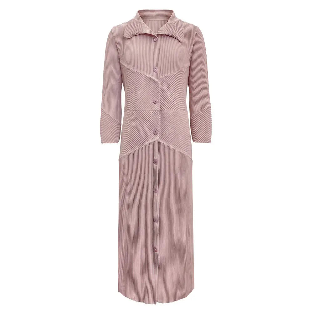 Summer French A-Line Dress – Korean Style Lace-Up Elegance | same ANTHEM - Pink / one size