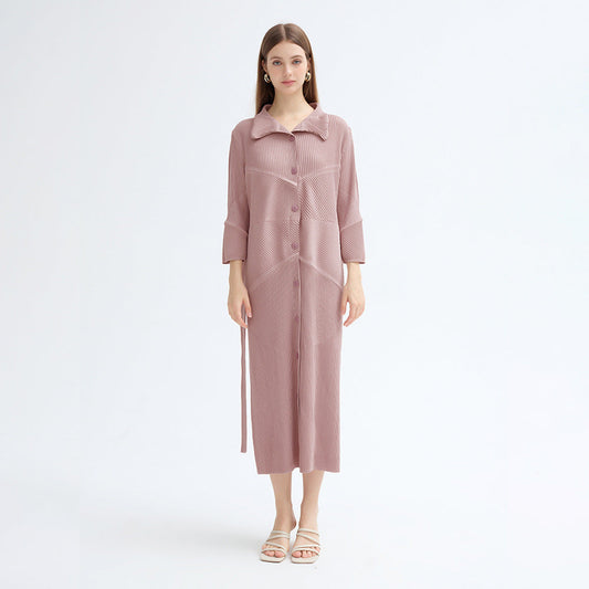 Summer French A-Line Dress – Korean Style Lace-Up Elegance | same ANTHEM