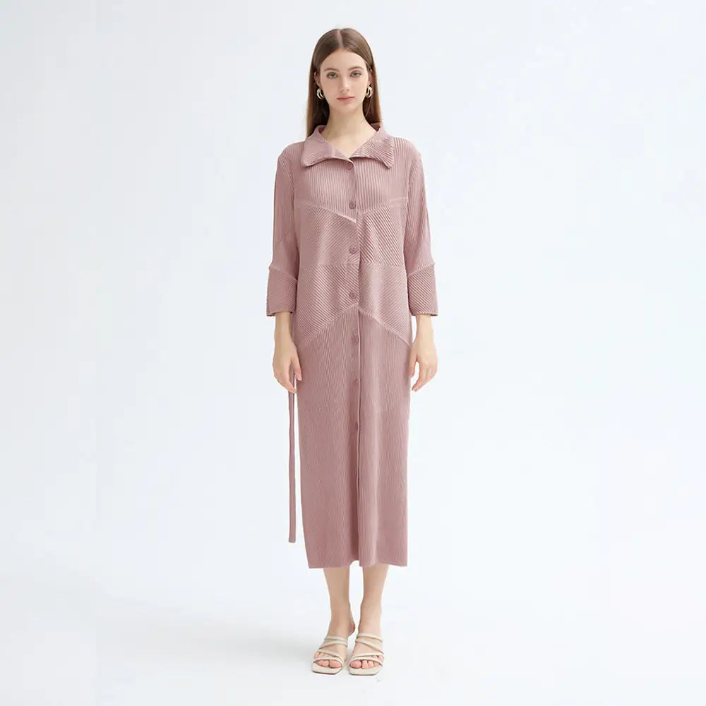 Summer French A-Line Dress – Korean Style Lace-Up Elegance | same ANTHEM