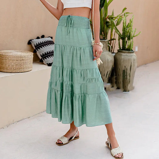 Summer High Waist Skirt | Lover’s Skirt for Friends & Soulmates | same ANTHEM - Green / L