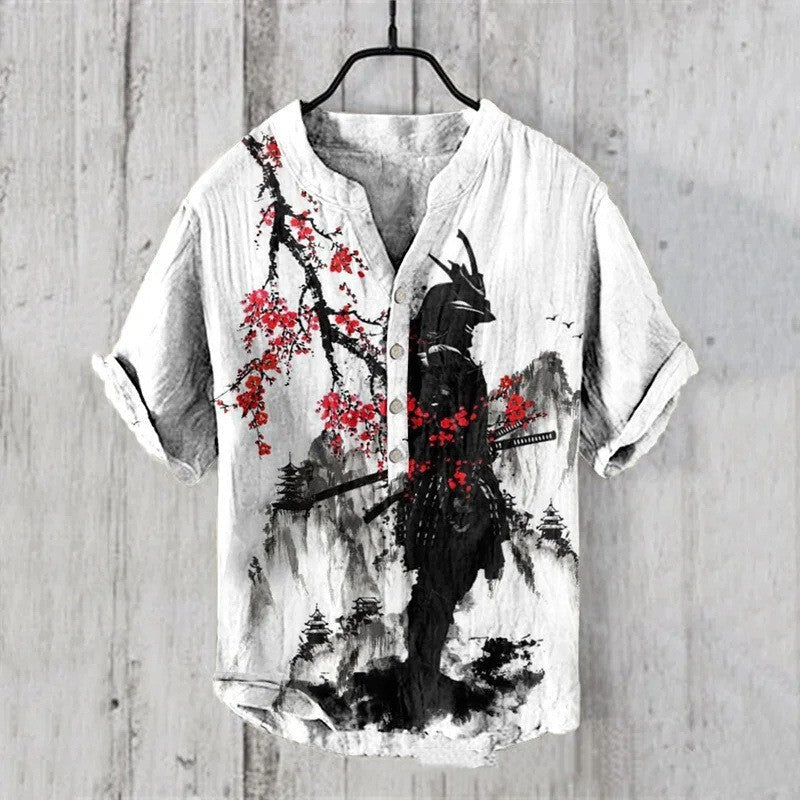 Summer Men’s Printed Shirt – Casual Cool Short Sleeve | same ANTHEM