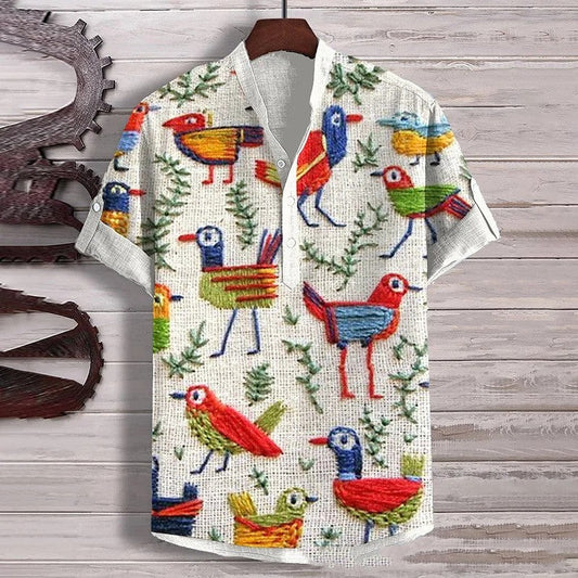 Summer Men’s Printed Shirt – Casual Cool Short Sleeve | same ANTHEM - AUI21 / 5XL