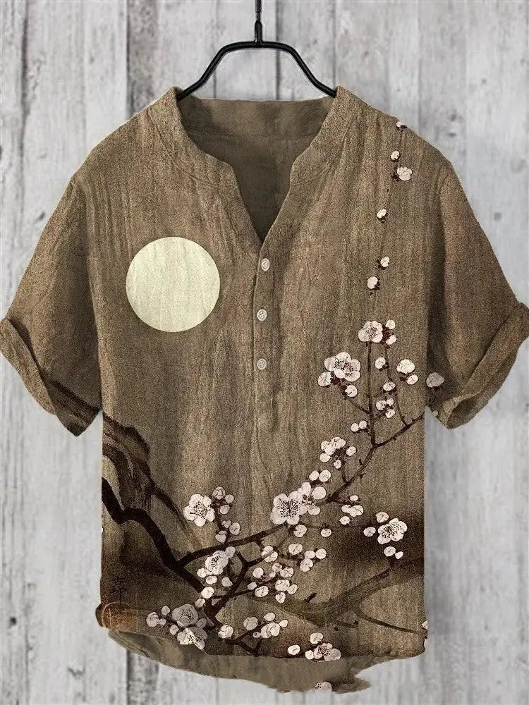 Summer Men’s Printed Shirt – Casual Cool Short Sleeve | same ANTHEM