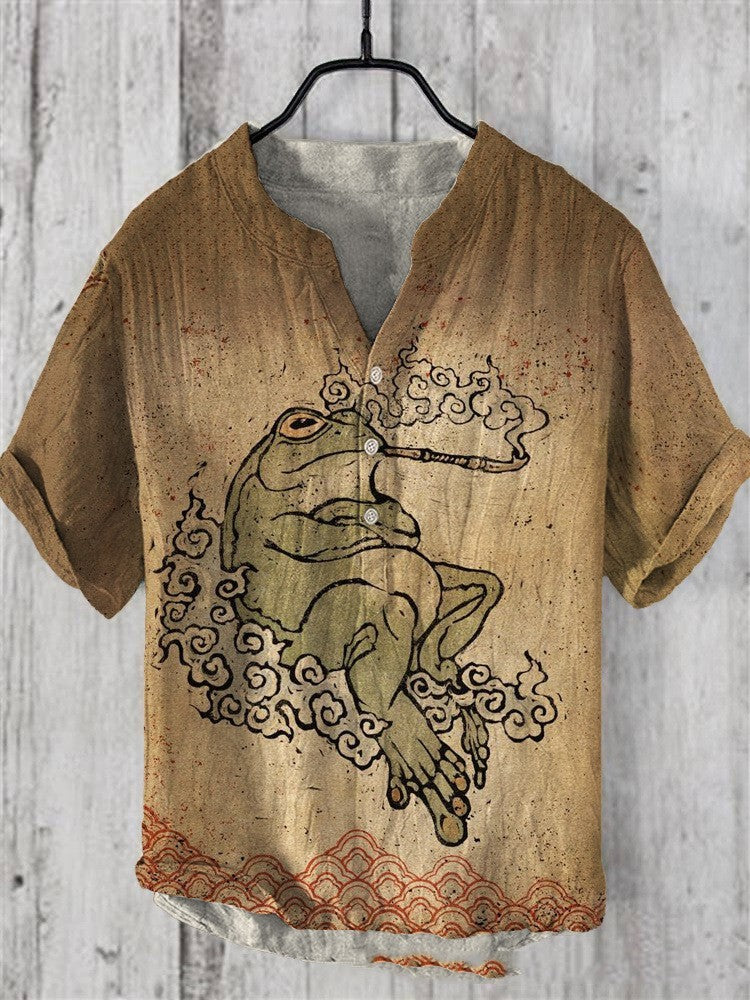 Summer Men’s Printed Shirt – Casual Cool Short Sleeve | same ANTHEM
