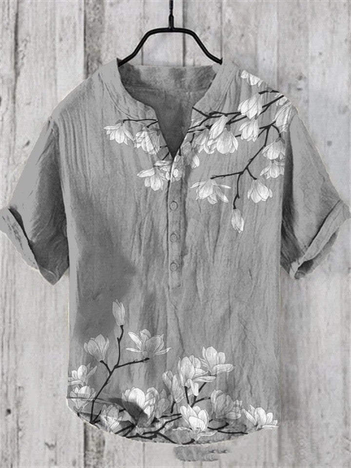 Summer Men’s Printed Shirt – Casual Cool Short Sleeve | same ANTHEM