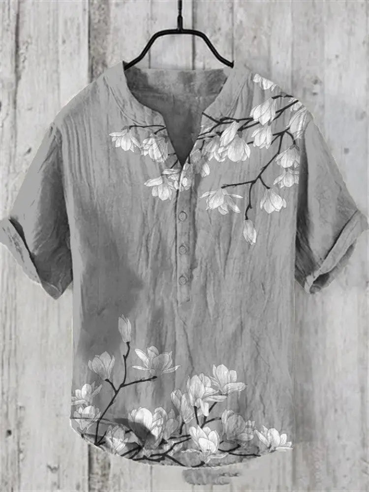 Summer Men’s Printed Shirt – Casual Cool Short Sleeve | same ANTHEM