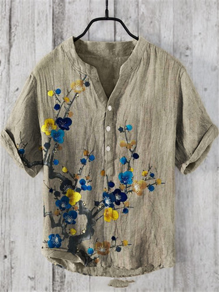 Summer Men’s Printed Shirt – Casual Cool Short Sleeve | same ANTHEM