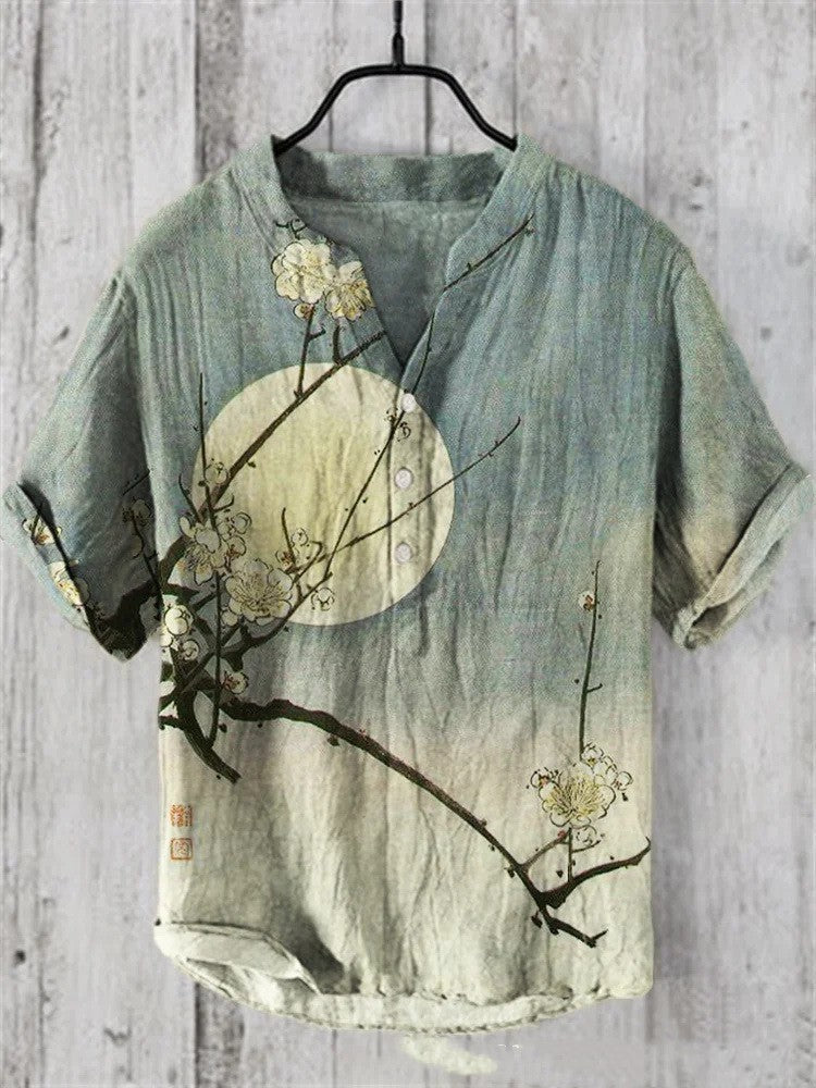 Summer Men’s Printed Shirt – Casual Cool Short Sleeve | same ANTHEM
