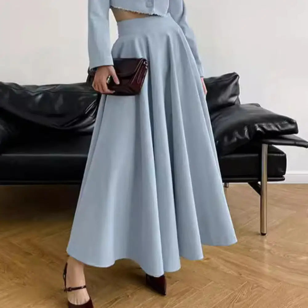 Swing Skirt – Romantic Chic Half Skirt | same ANTHEM - Blue / S