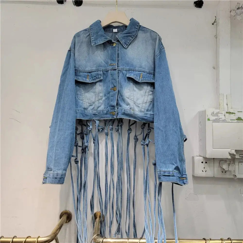 Tassel Denim Jacket – same ANTHEM | Soulmate Streetwear