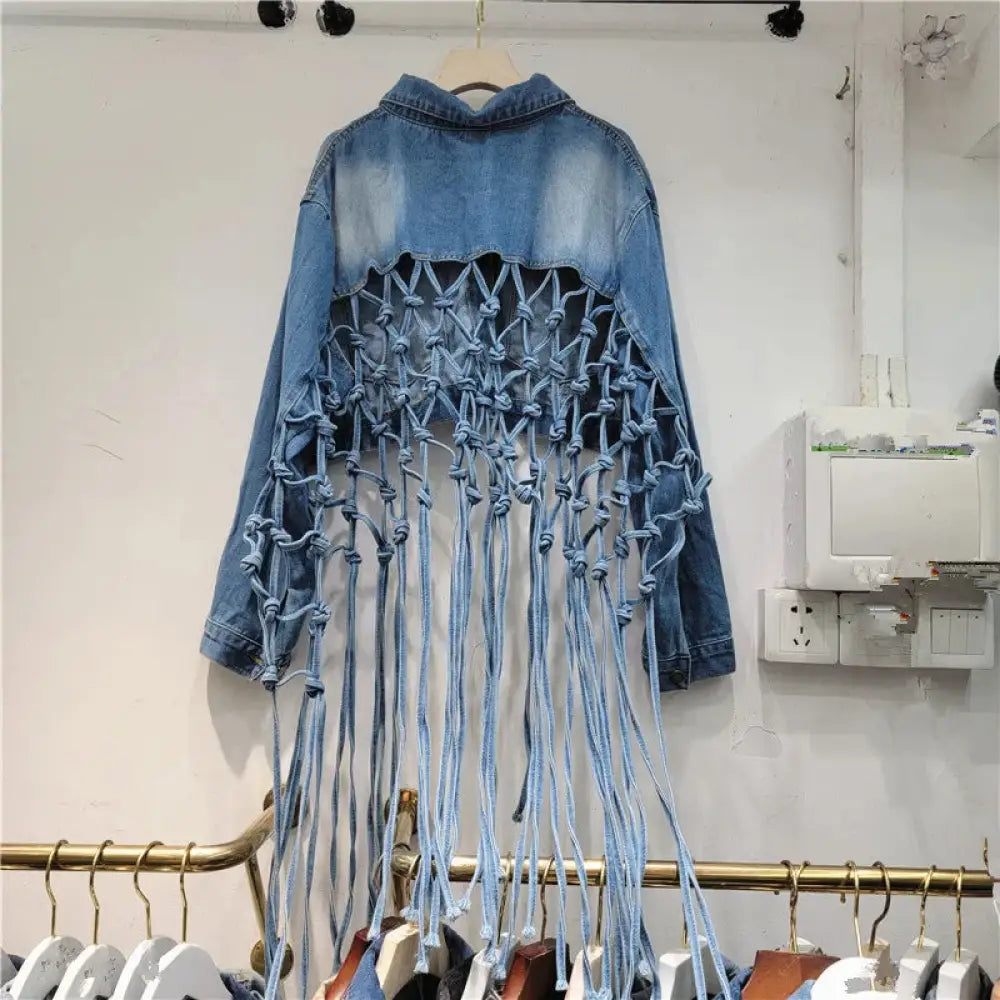 Tassel Denim Jacket – same ANTHEM | Soulmate Streetwear