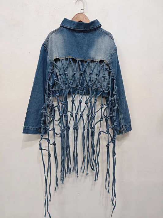Tassel Denim Jacket – same ANTHEM | Soulmate Streetwear