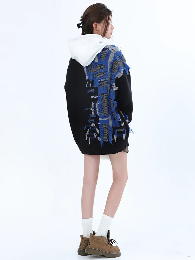 Tassel Loose Knit Cardigan | same ANTHEM.